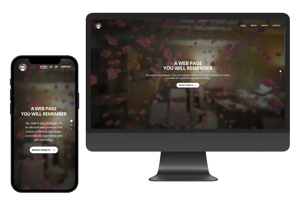 Website van Zun Creative